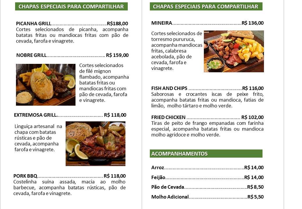 Menu Restaurante E Cervejaria Extremosa-2